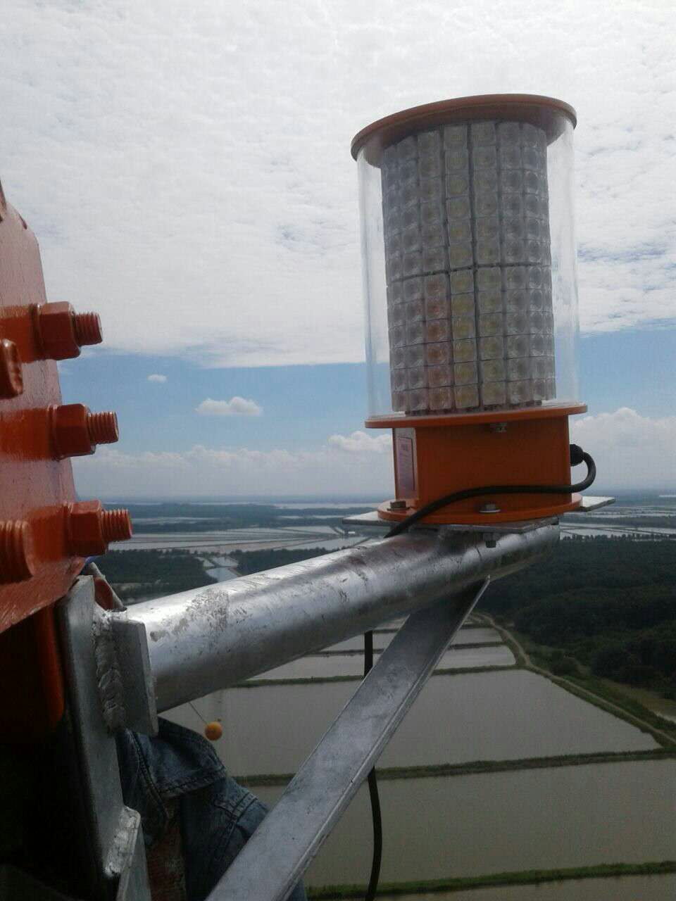 Ecuador tower High Intensity Aviation Light Project
