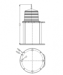 Portable Solar Marine Lantern 6-10NM