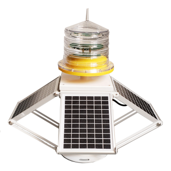 Adjustable Solar Powered Medium Intensity Obstacle Light