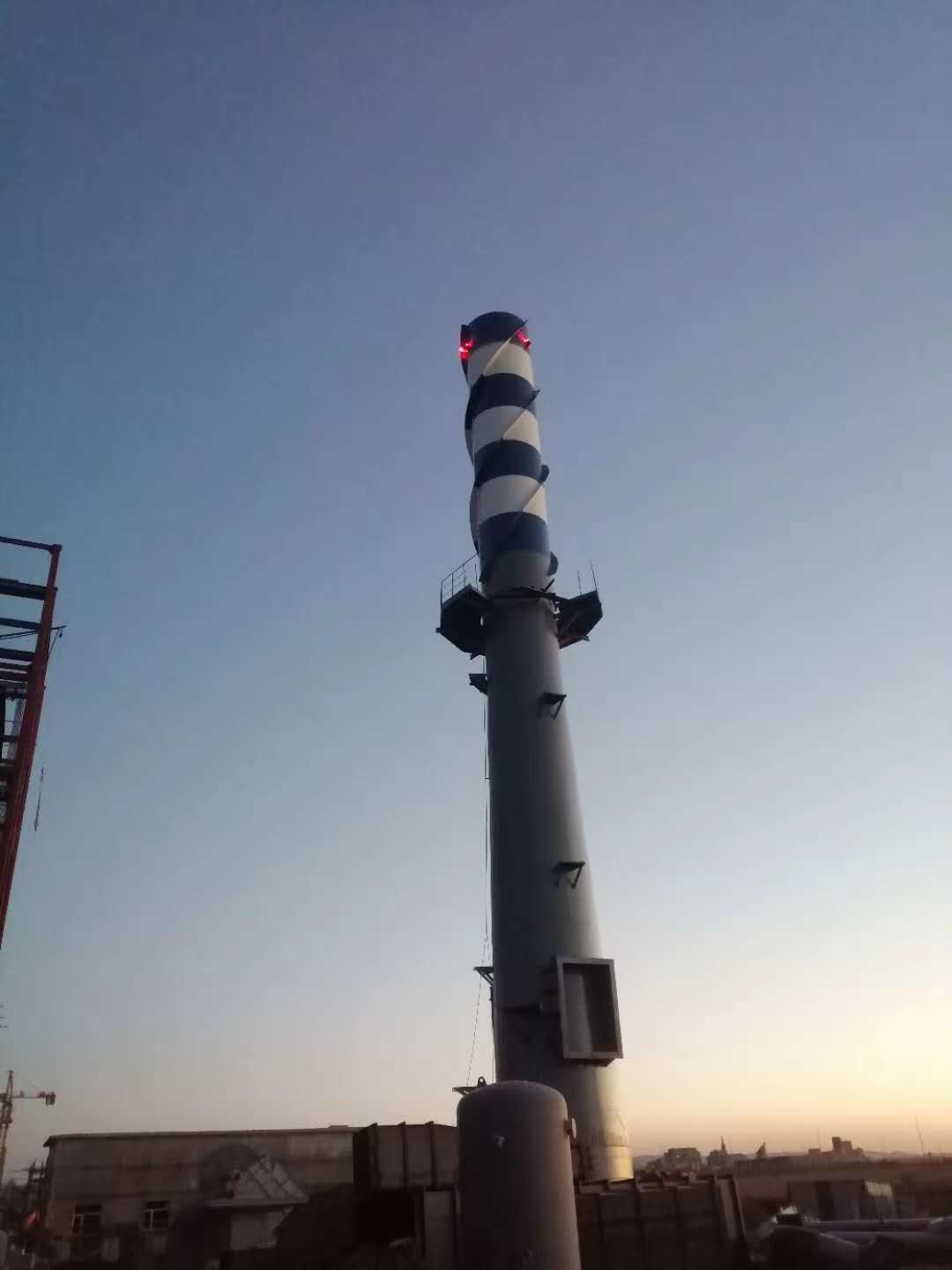 Inner Mongolia Chimney Aviation Obstacle Light Project